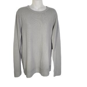 French Connection Sweater Medium Crew Neck Pullover Ribbed Long Sleeve Acrylic